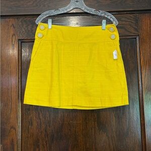 Banana Republic Yellow Skirt